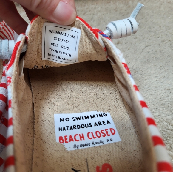 SPERRY×JAWS CREST VIBE RED SHOES! - Picture 4 of 11